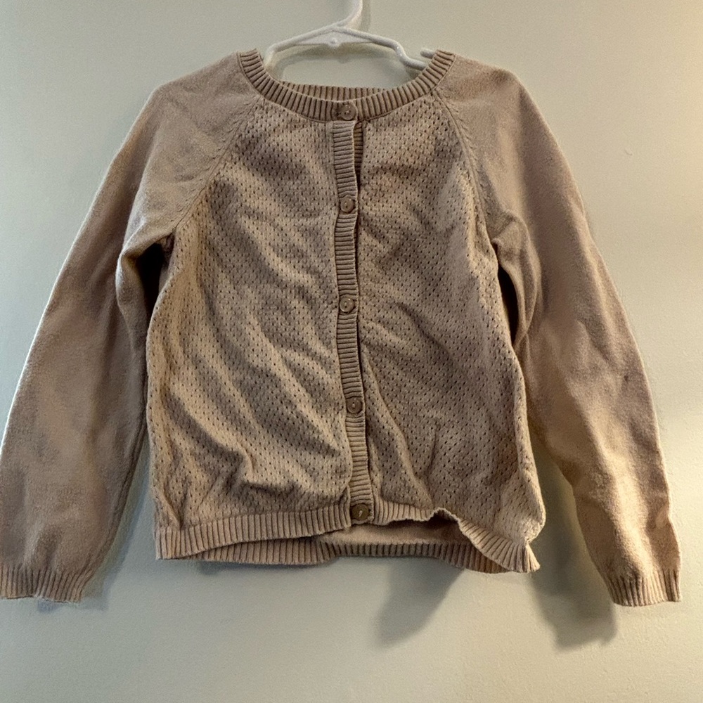 Gymboree Women's Beige Button-Up Cardigan